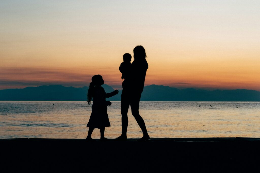 Famille en vacances